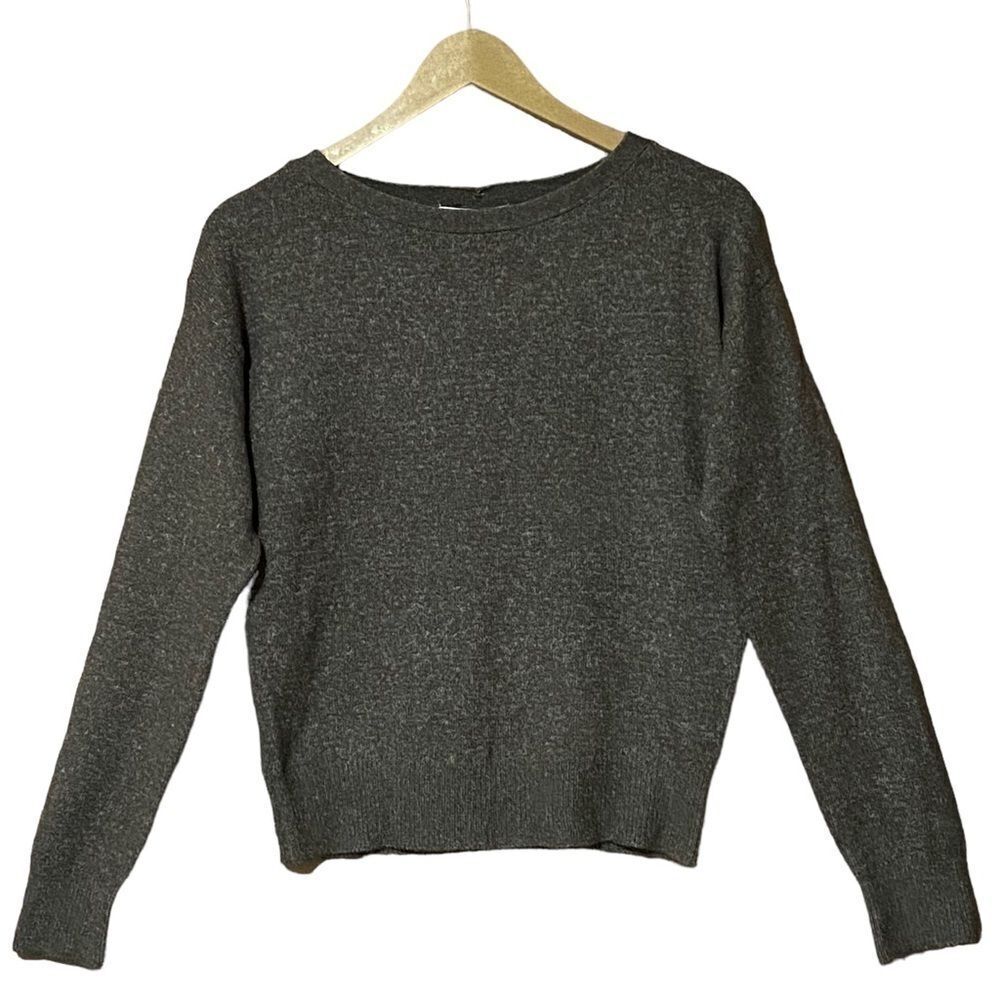 Magaschoni Sweater Women’s Small Gray Casual Winter Autumn Comfy Simple NWT
